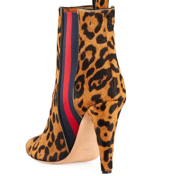 NWT Veronica Beard Fallon Boots Leopard 9.5 - Picture 7 of 16